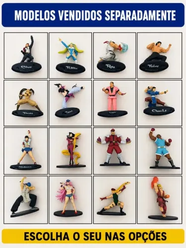 Personagem Avulso - Street Fighter Planeta Deagostini - CONSULTE LISTA