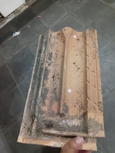 Telha de cerâmica francesa
