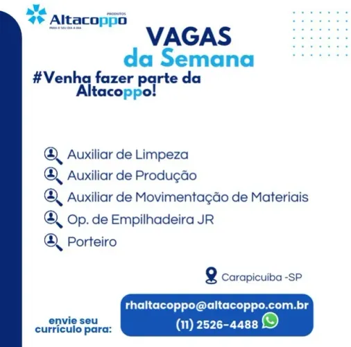 Auxiliar de Produção