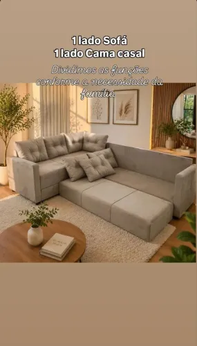 SOFÁ ESPAÇOSO, use 4 FORMAS! Oferta Incrível!