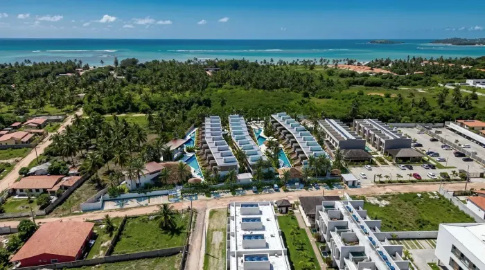 ROTA DOS MILAGRES - Praia do TOQUE. Flat 29 m² e 34m² com piscina privativa e lazer comple