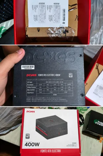 Kit Upgrade AMD AM4 - Placa Mãe A320M + Fonte 400W + Cooler (Apenas 1 Mês de Uso!)