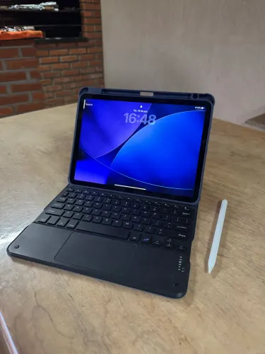 ? iPad Air 5ª Geração + Apple Pencil + Capa Teclado