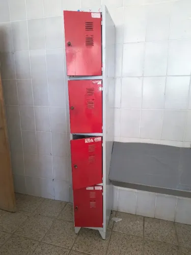 Armário Roupeiro de aço 2 peças 