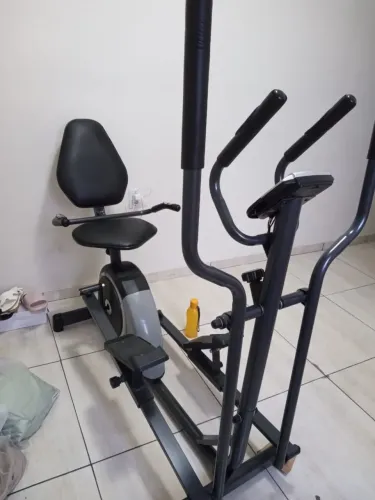 VENDO: Aparelho 2 em 1 - Elíptico + Bicicleta Ergométrica Horizontal