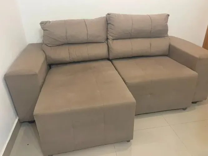 SOFÁ RETRÁTIL E RECLINÁVEL - ESTADO DE NOVO!