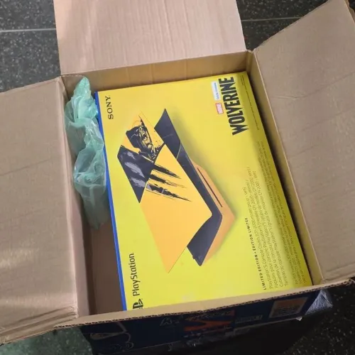 Tampas do console PlayStation 5 slim ps5 - edição limitada Wolverine Yellow
