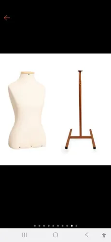 Manequim Busto com Pedestal