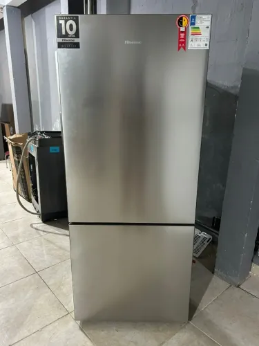  Refrigerador Hisense 397L Inverse + Inverter Inox 220v