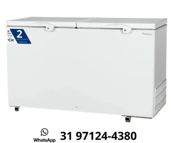Freezer Horizontal 2 Tampas 503L Fricon Novo