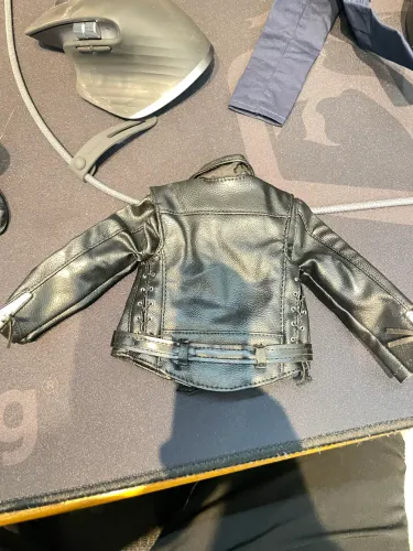 Jaqueta custom t800 1/6 para figuras de ação 