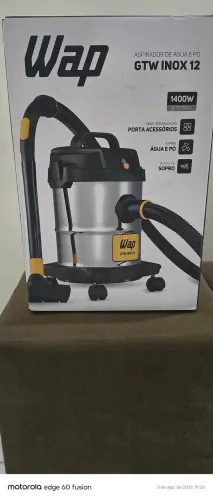Aspirador de Pó Aço Inox 1400W Wap