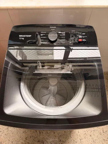 Máquina de Lavar Brastemp 12kg Inox