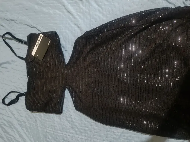 Vestido preto de festa novo Tamanho P