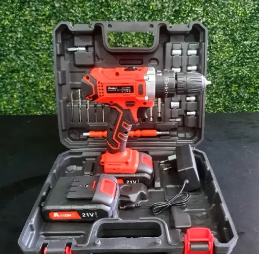 Parafusadeira Furadeira Sem Fio Auxom 800W  21V 2 Baterias COD: 050