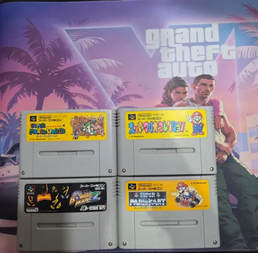 Jogos super nes e famicom