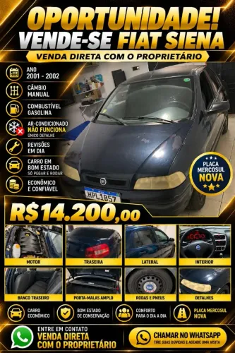 Fiat Siena ELX 1.0 MPI Fire 16V 4P (25 Anos) 2002