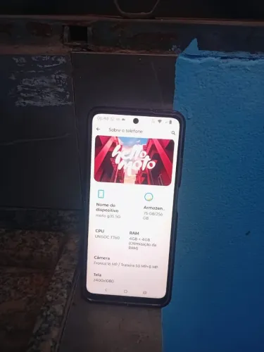 Vendo celular Moto G 35 8 RAM 256 Gigas vermelho