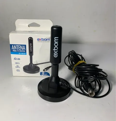 Antena Para Tv Digital Interna E Externa Exbom An-14050a - Seminova