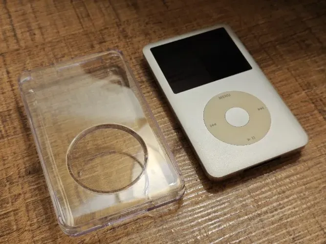 iPod Classic 7a ger. - 256GB - bateria nova, frontal e traseira novas + capa + cabo