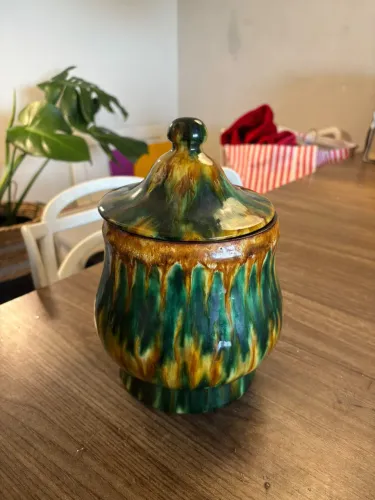Vaso cerâmica artesanal