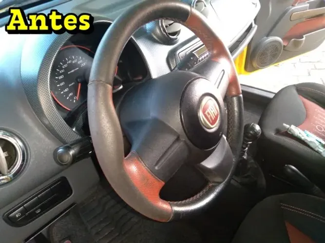 Recuperação De Volantes Automotivos Com Capa De Couro Ou Corvin Costurada A Mão.