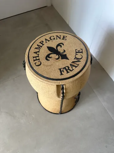 Banco de cortiça rolha de champanhe 