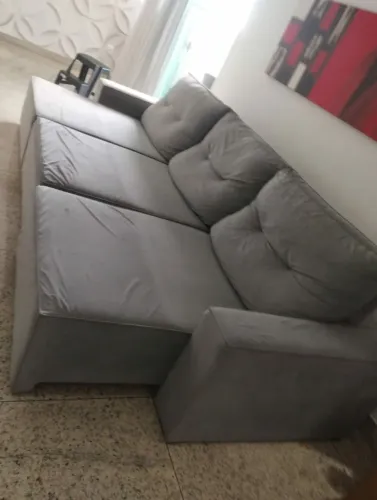 Sofá retrátil 3 lugares 