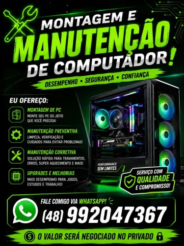 Manutenção e Montagem de Computadores em Biguaçu