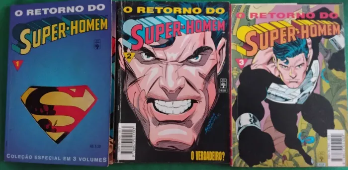 O Retorno do Super-Homem minissérie completa da Abril em formatinho