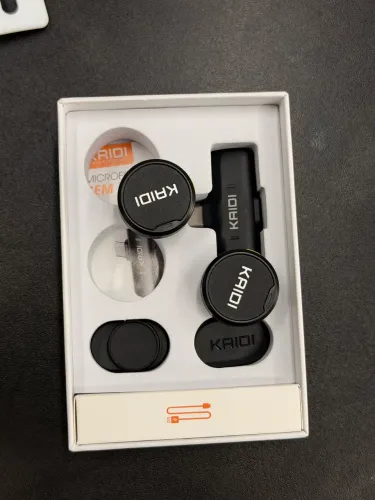 Microfone profissional para gravação - lapela