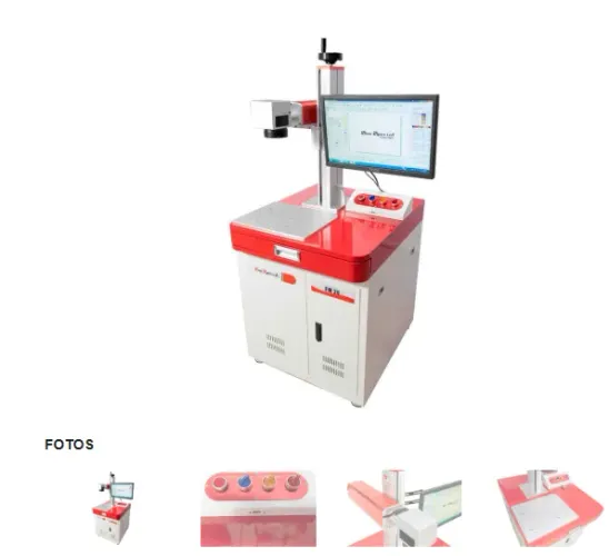 MÁQUINA DE GRAVAÇÃO À LASER FIBER GALVANOMÉTRICA FM20 - 20W