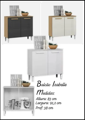 Armário de cozinha balcão