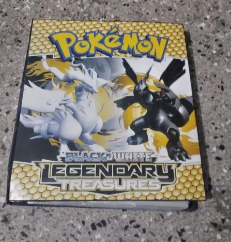 Lote Cards Pokemón 518 Cards + Fichário + 30 folhas com nova bolsos