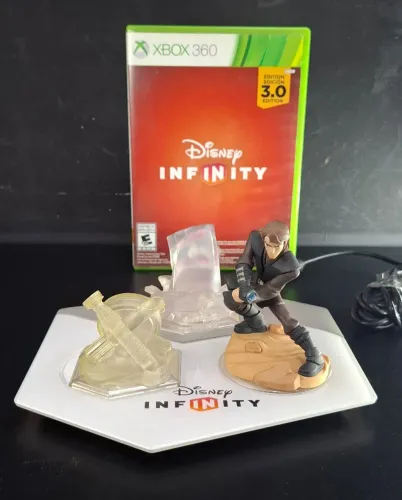 DIsney Infinity 3.0 Original americano para XBox 360 com a base original e 3 bonecos