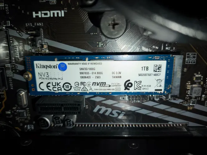 SSD 1TB KINGSTON NVME M.2