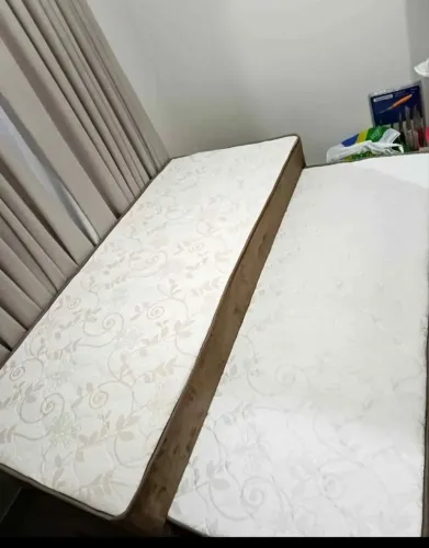 Cama box solteiro com auxiliar