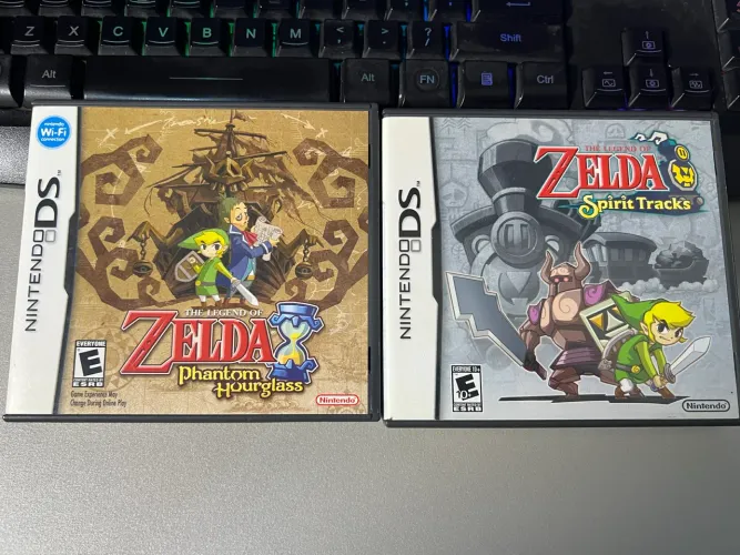 KIT THE LEGEND OF ZELDA - DS - ORIGINAIS CIB
