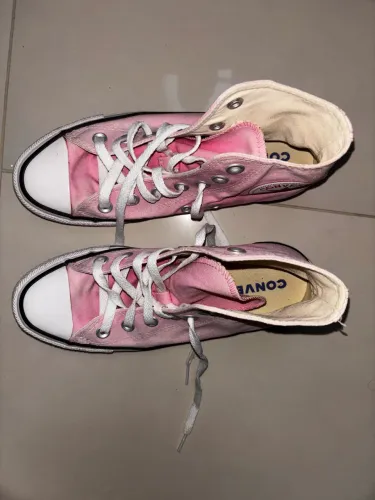 All star cano alto rosa original 