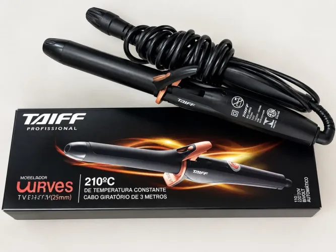 Taiff Modelador Curves Ondas Perfeitas 210°c 25mm Bivolt