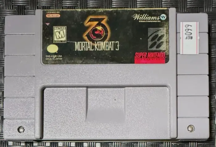 Mortal Kombat 3 Original SNES Super Nintendo