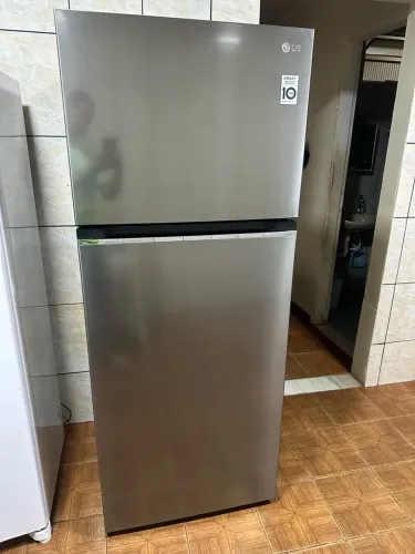 Geladeira LG inox inverte 395 litros