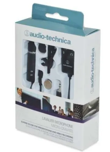 Microfone Lapela Audio-technica Para Entrevistas Atr3350is