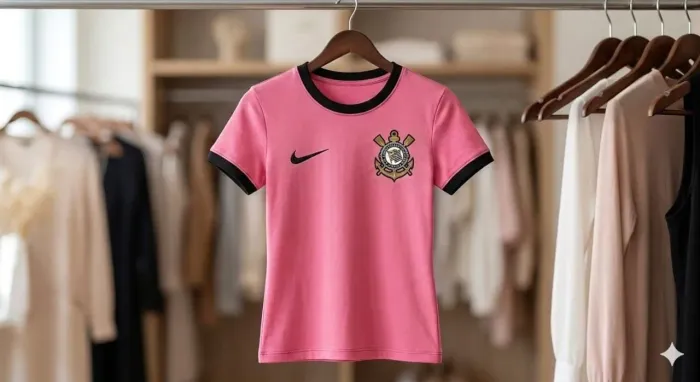 Camisa feminina do Corinthians DRY FIT