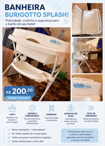 Banheira Burigotto Splash!