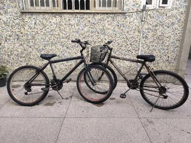 2 duas bicicletas aro 26 usadas