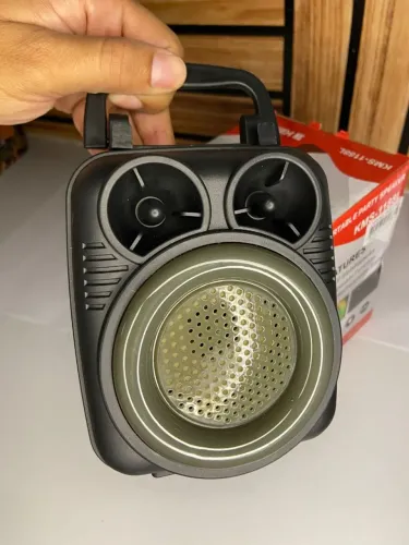 Caixa de Som Bluetooth Amplificadora Led RGB Kimiso QS-3305