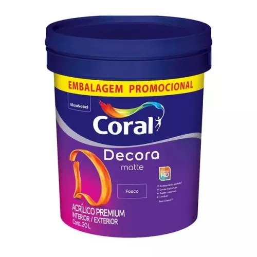Tinta coral 20L branco neve