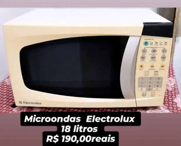 Microondas Electrolux 18 litros