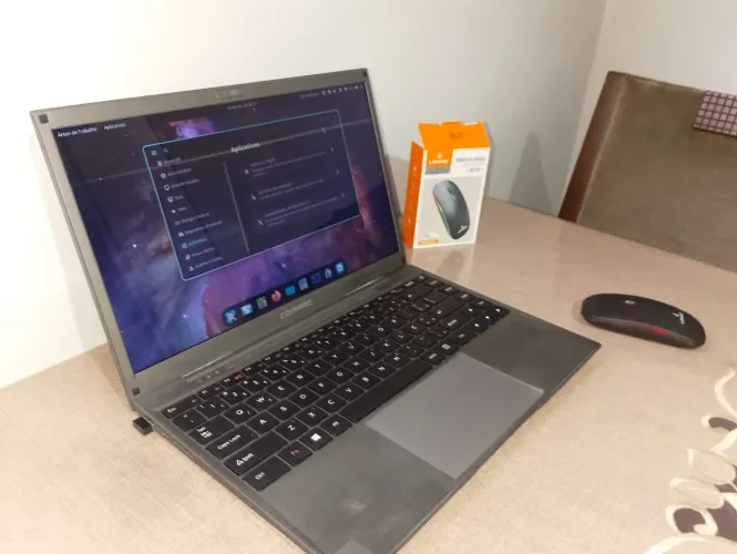 NOTEBOOK COMPAQ PRESARIO 427 EM BOAS CONDIÇÕES + MOUSE LEHMOX LEY-181 RGB PERFEITO ESTADO